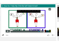 Screenshot of the Parent Path to Success module